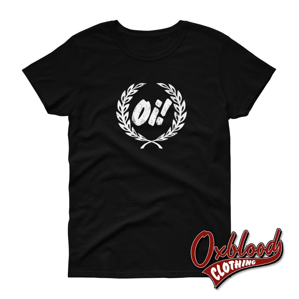 Womens Oi Shirt - Punk & Skinhead Girl Fashion Black / S Shirts