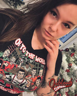 Cargar imagen en el visor de la galería, Women’s Oi! To The World T-Shirt - Christmas Skinhead &amp; Punk Xmas Shirt
