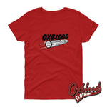 Lade das Bild in den Galerie-Viewer, Womens Oxblood Clothing T-Shirt - Mock Bullet Records Tee S
