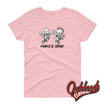 Lade das Bild in den Galerie-Viewer, Womens Punks And Skins United Tee - Misstake Tattoo Skinhead Clothes &amp; Punk Rock Light Pink / S

