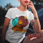 Cargar imagen en el visor de la galería, Womens Queen Of The World T-Shirt - Skinhead Reggae Song
