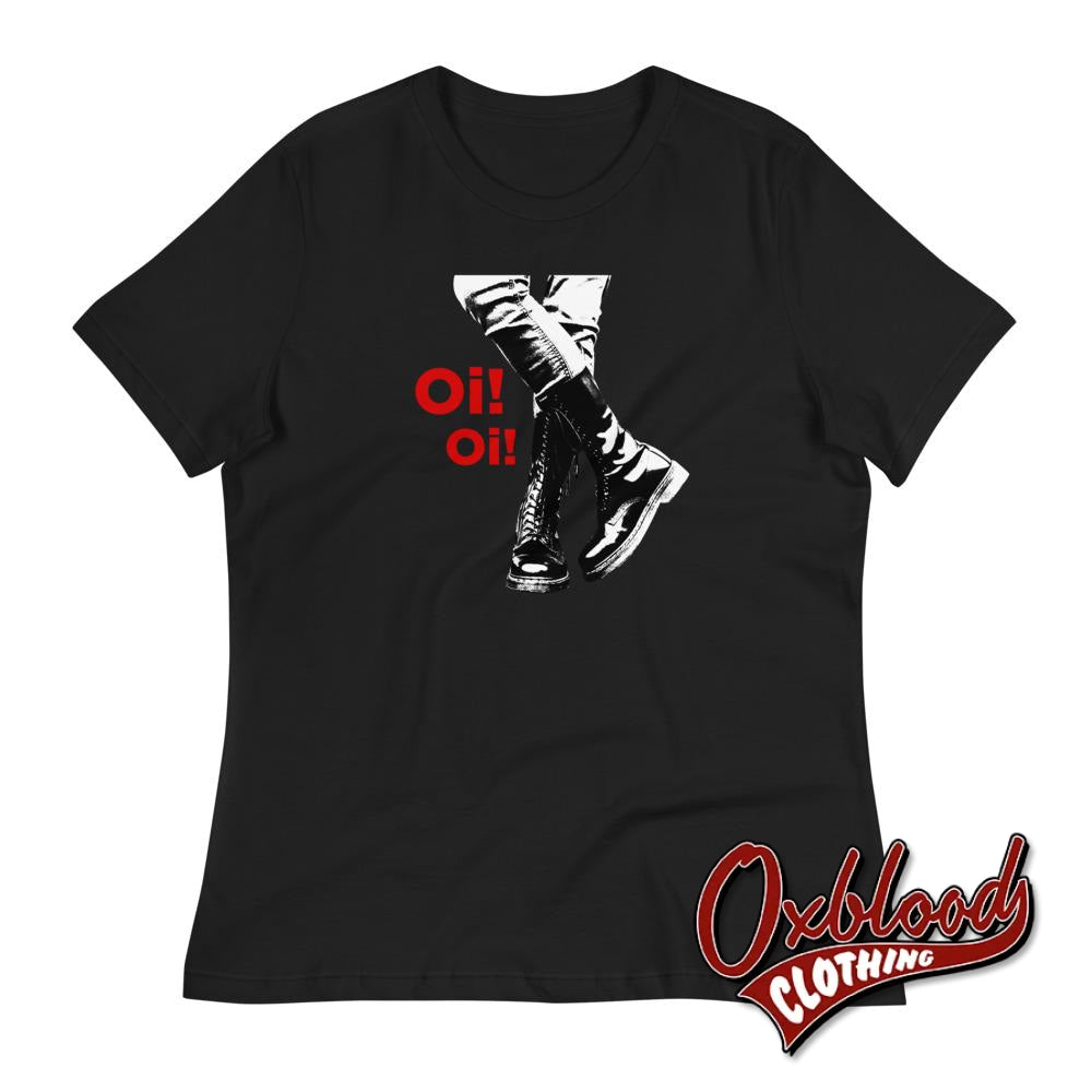Womens Relaxed T-Shirt Black / S