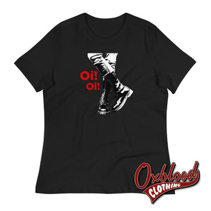 Womens Relaxed T-Shirt Black / S