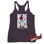 Cargar imagen en el visor de la galería, Womens Rude Girl Racerback Tank - Skinhead Ska Reggae Rudegirl 2Tone Top
