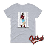Lade das Bild in den Galerie-Viewer, Womens Short Sleeve Rude Girl T-Shirt Sport Grey / S
