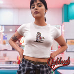 Cargar imagen en el visor de la galería, Womens Skinhead Love Affair Crop Top - Girl Clothing &amp; Fashion
