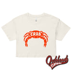 Lade das Bild in den Galerie-Viewer, Women’s Skinny-Fit Crab Records Crop Top - Trojan Skinbyrd Blue Beat Skinhead Girl Duke Reid
