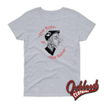 Lade das Bild in den Galerie-Viewer, Womens Stay Rude Rebel Skinhead Girl Skinbyrd T-Shirt Ska Punk Sport Grey / S
