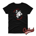 Lade das Bild in den Galerie-Viewer, Womens Stay Rude Rebel T-Shirt Skinhead Girl Skinbyrd Ska Punk Black / S
