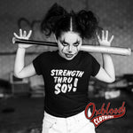 Load image into Gallery viewer, Womens Strength Thru Soy T-Shirt - Straight Edge Clothing Uk Style

