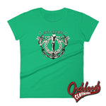 Cargar imagen en el visor de la galería, Womens Tattoo Crucified Skinhead T-Shirt - Punk Ska Oi! Reggae Style Clothing Heather Green / S
