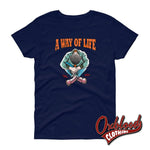 Load image into Gallery viewer, Womens Traditional Skinhead A Way Of Life T-Shirt - Mr Duck Plunkett
