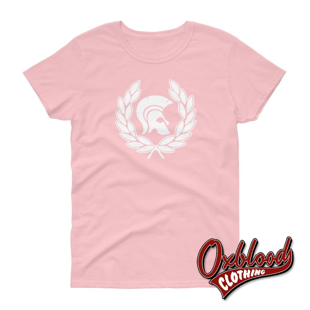 Womens Trojan Skinhead Reggae T-Shirt Light Pink / S