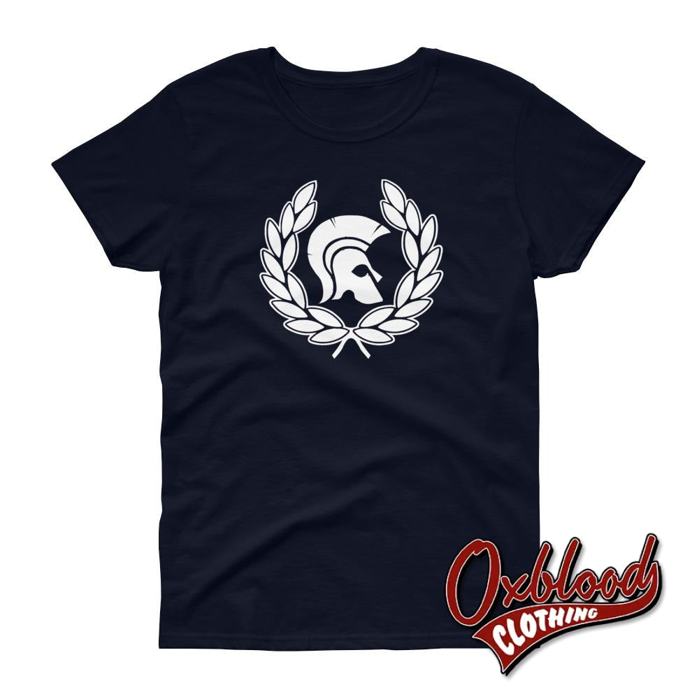 Womens Trojan Skinhead Reggae T-Shirt Navy / S