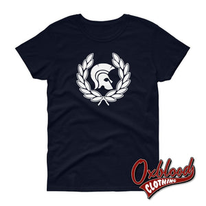 Womens Trojan Skinhead Reggae T-Shirt Navy / S