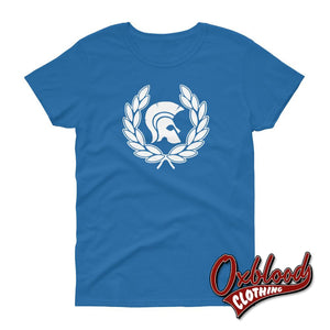 Womens Trojan Skinhead Reggae T-Shirt Sapphire / S