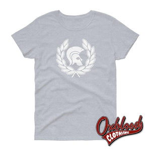 Womens Trojan Skinhead Reggae T-Shirt Sport Grey / S