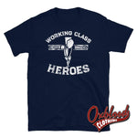 Cargar imagen en el visor de la galería, Working Class Heroes - Skinhead Crucified T-Shirt Navy / S Shirts
