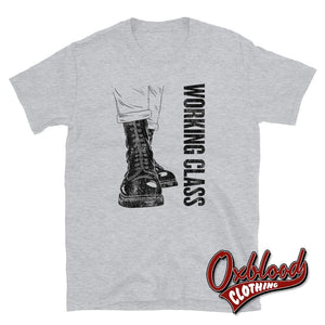 Working Class T-Shirt - Boots Shirts & Skinhead Clothing Sport Grey / S