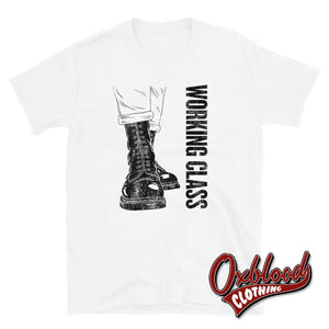 Working Class T-Shirt - Boots Shirts & Skinhead Clothing White / S