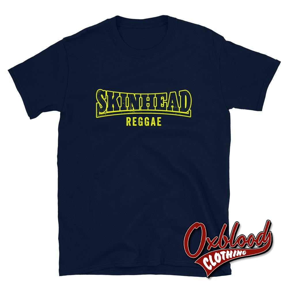 Yellow Skinhead Reggae T-Shirt Navy / S Shirts