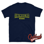 Cargar imagen en el visor de la galería, Yellow Skinhead Reggae T-Shirt Navy / S Shirts
