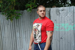 Load image into Gallery viewer, "Raised on Rage" T-shirt - Isa Santana Tattoo - Skinhead Clothing
