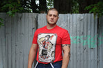 Load image into Gallery viewer, "Raised on Rage" T-shirt - Isa Santana Tattoo - Skinhead Clothing
