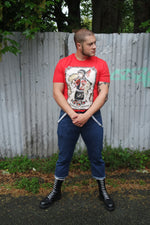 Load image into Gallery viewer, "Raised on Rage" T-shirt - Isa Santana Tattoo - Skinhead Clothing
