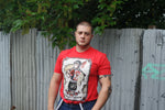 Load image into Gallery viewer, "Raised on Rage" T-shirt - Isa Santana Tattoo - Skinhead Clothing
