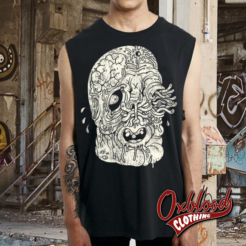 Zombie Shirt Undead Frankenstein Muscle Tank Top