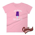 Lade das Bild in den Galerie-Viewer, Womens Ill Suck It Yes Daddy Shirt | Submissive Bdsm T-Shirt Charity Pink / S Shirts
