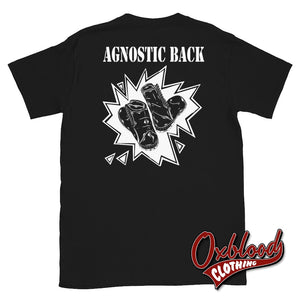 Agnostic Back T-Shirt - New York Hardcore Madball Hatebreed Rise Against Sick Of It All Black / S