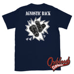 Cargar imagen en el visor de la galería, Agnostic Back T-Shirt - New York Hardcore Madball Hatebreed Rise Against Sick Of It All Navy / S
