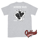Cargar imagen en el visor de la galería, Agnostic Back T-Shirt - New York Hardcore Madball Hatebreed Rise Against Sick Of It All Sport Grey /
