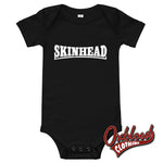 Cargar imagen en el visor de la galería, Baby Skinhead Onesie - Punk Onesies &amp; Clothes Black / 3-6M
