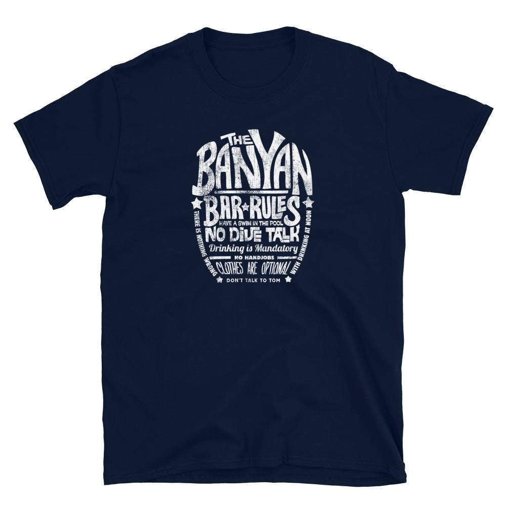 Banyan Bar Rules T-Shirt Navy / S