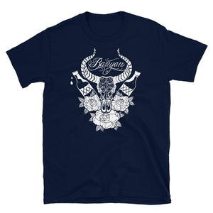 Banyan Horned Skull T-Shirt Navy / S