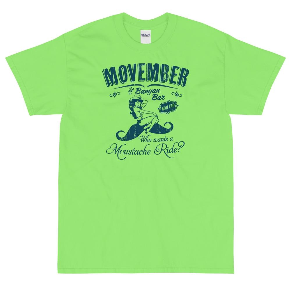 Banyan Moustache Ride T-Shirt Lime / S