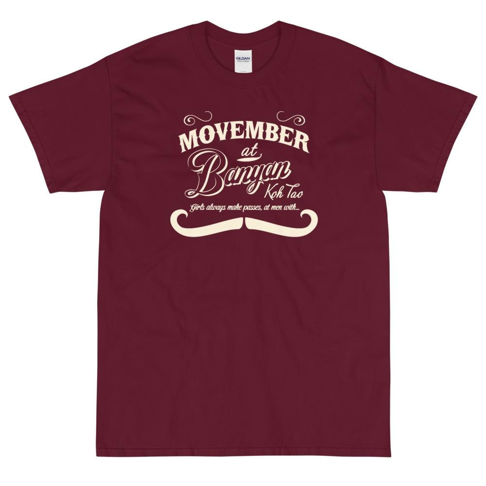 Banyan Movember T-Shirt Maroon / S
