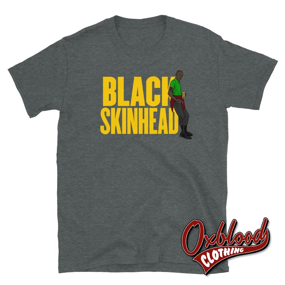 Black Skinhead T-Shirt Dark Heather / S Shirts