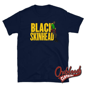 Black Skinhead T-Shirt Navy / S Shirts