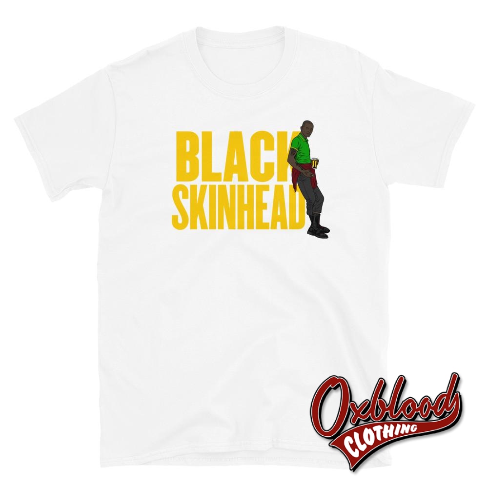 Black Skinhead T-Shirt White / S Shirts