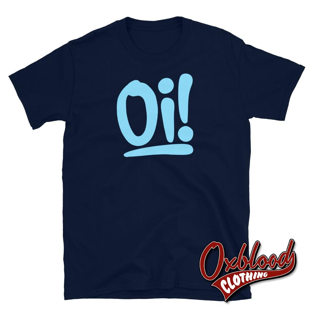 Blue Oi! Tshirt - Streetpunk Clothing S