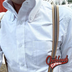 Cargar imagen en el visor de la galería, Bright White Made-To-Measure 4-Finger Beagle Collar Button-Down Shirt
