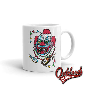 Crazy Drunk Clown Mug 11Oz