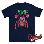 Load image into Gallery viewer, Dark Version: Beware Of The Fing! T-Shirt Navy / S Shirts
