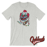 Cargar imagen en el visor de la galería, Drunk Clown Halloween Evil Killer Scary Horror Gift Athletic Heather / S Shirts
