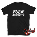 Cargar imagen en el visor de la galería, Fuck Authority Revolution T-Shirt - Political T-Shirts Black / S
