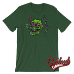 Load image into Gallery viewer, Garage Punk Clothing: Undead Cool Zombie Tee Shirt Forest / S Shirts
